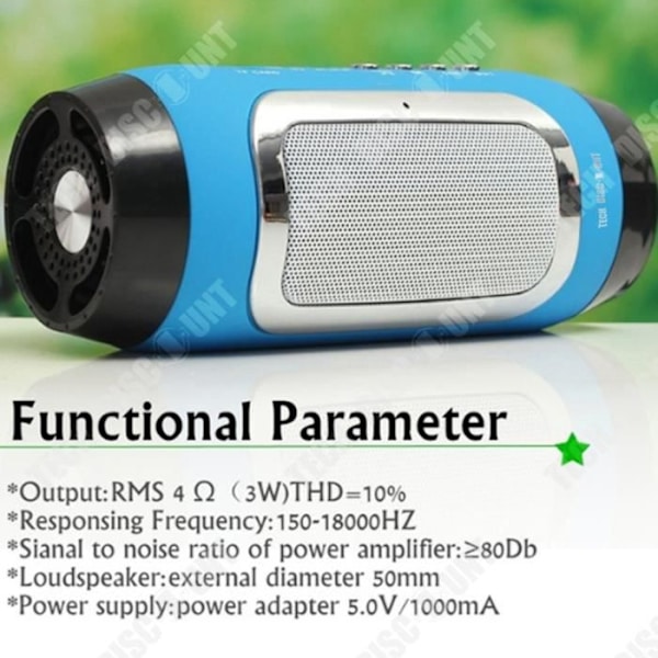 TD® Vattentät Bluetooth-högtalare Bärbar Trådlös Bil Vattentät Högtalare Minimikrofon MP3-spelare Svart Vit Kraftfull