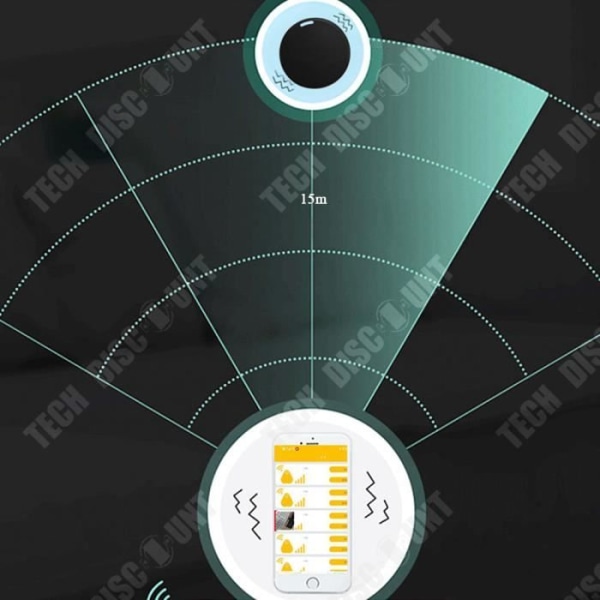 TD® Bluetooth 5.0 Smart Anti-Lost Device Tracking and Positioning Two-Way Search Point Locator