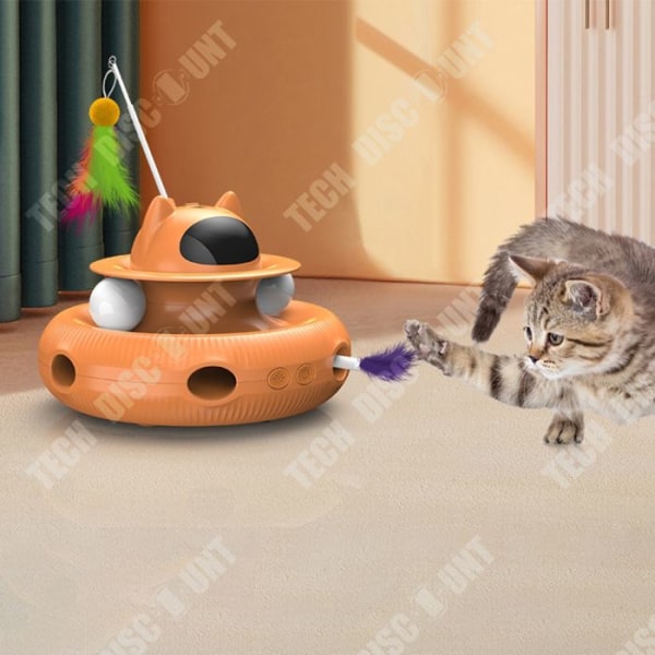 TD® Kæledyr Legetøj Intelligent Feline Teaser Elektronisk Katteteaser Teaser Stang Kæledyrs Legetøj
