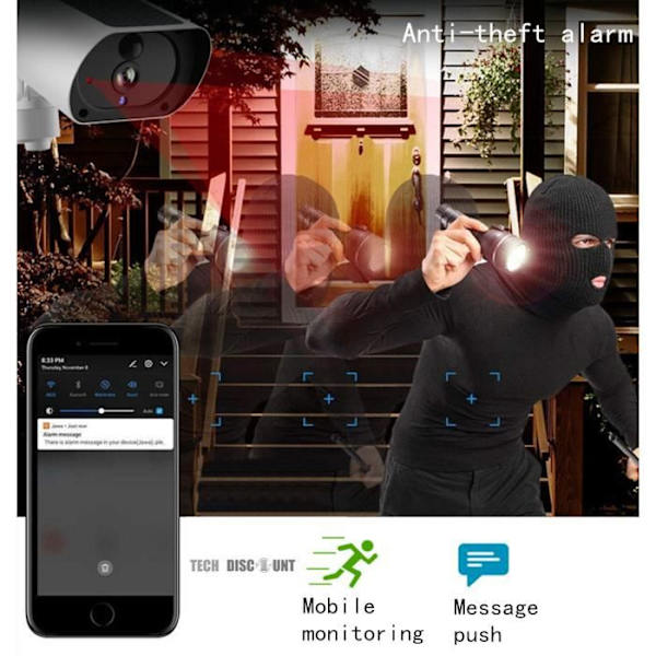 TD® K55A langaton yhteys 2 miljoonaa pikseliä zoom 4x IP66 vettä kestävä aurinkoverkon valvonta 128G matala teho