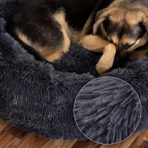 HTBE® Dybt søvn fleece rede til kæledyr, katte rede, hundehus, vinter tykkelse af varmt redepude