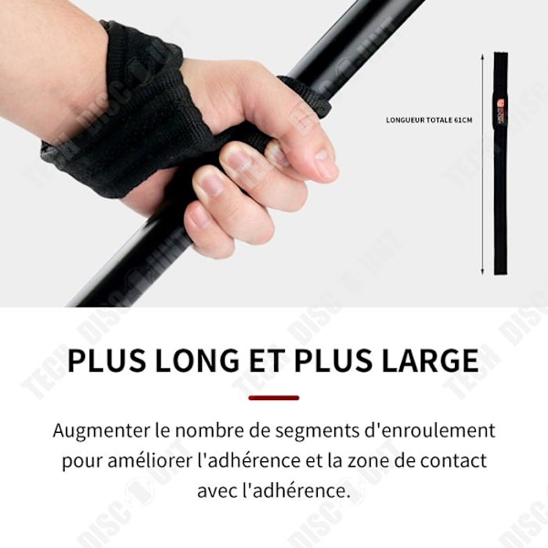 Sangle musculation 61 cm dragremmar för fitness viktlyftning lyftremmar