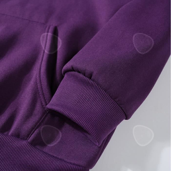 CONFO® Sweatshirt Squid game * 6. runde Squid game * Hoodie med tryk NPC Mode Lilla Hoodie med tryk Squid g Lila M