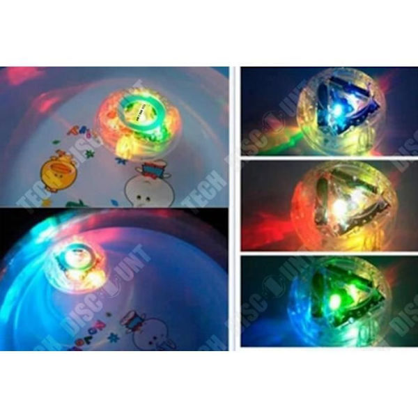 TD® Flytande LED-ljusleksak för barnbadkar - Flytande badlampa Vattentät färgglad LED-leksak