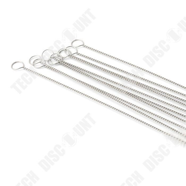 TD® 10 Kappaleen Teräksinen Putkien ja Pipettien Siivoustarvikkeiden Harjaset, Puhtaanapitokäyttöön suunniteltu.