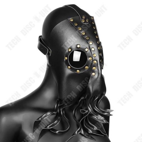 TD® Halloween Octopus Huvudbonad Skrämmande bläckfisk Skräckmask Dark Punk Style Lämplig för Halloweenfest