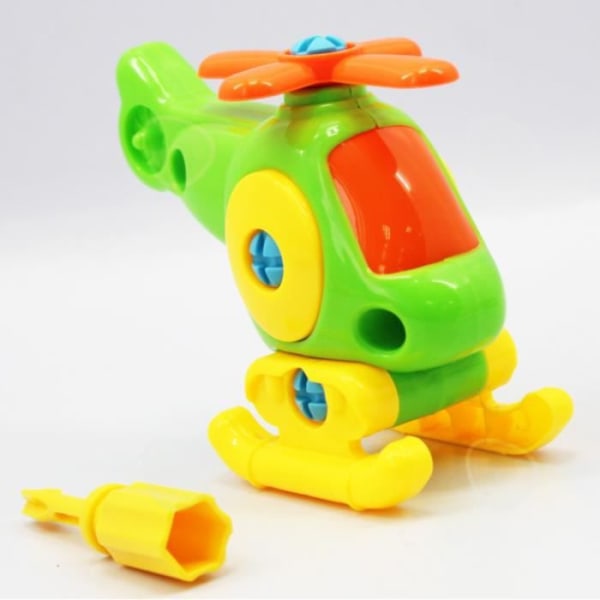 CONFO® Leksaksplan, små löstagbara plan, praktiska, byggstenar, leksaker, helikoptrar, praktiska leksaker för barn