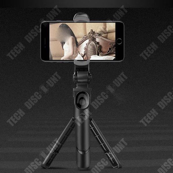 TD® Bluetooth Selfie Stick Stativ Telefonstøtte Fototeleskopisk Stang Teleskopisk Stativ