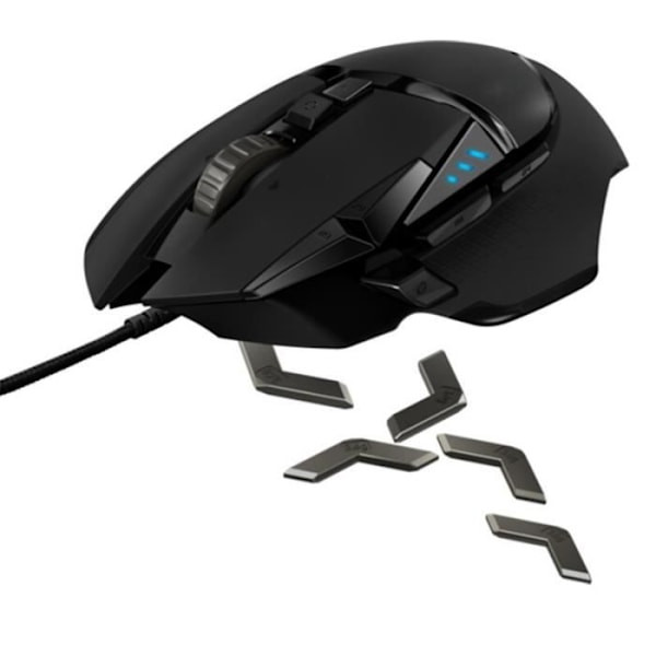 Spelmus - TD® - Kabelansluten - 12 programmerbara knappar - 16 000 DPI - RGB-belysning