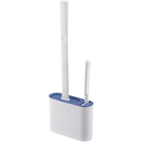 Toalettborste och hållare, silikontoalettborsteset för djuprengöring, små toalettborstar[H4450]