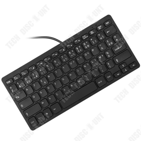 TD® USB-kabelanslutet tangentbord plug and play lite språk franska tangentbordsdator externt trådbundet tangentbord avstängt datortangentbord