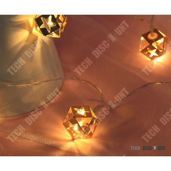 TD® Light Garland Utomhus Födelsedag Inomhus Gyllene Lyktor Led Bollar Stack Dekoration Barnrum Kinesisk Fest