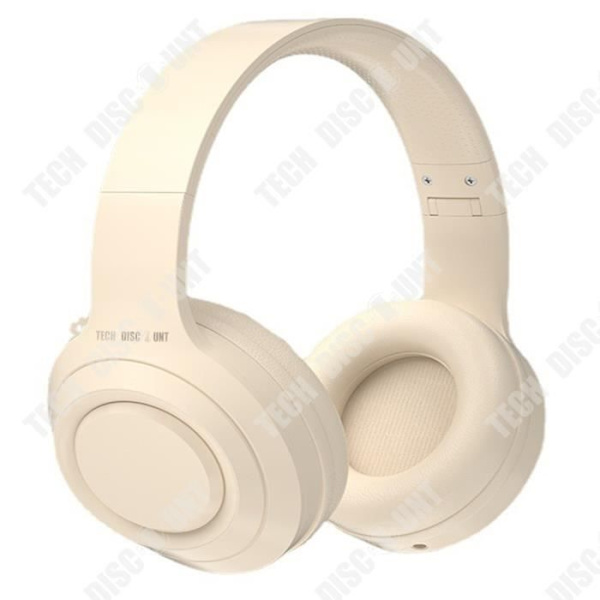 TD® Hvid Bluetooth-hovedtelefon Letvægts Stereo Bilateral Bluetooth Musik Aktiv Støjdæmpende Langvarig Strøm Rækkevidde Hovedsæt