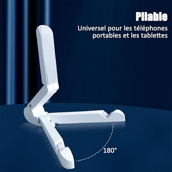 TD® Support tablet foldable 10 inches bed pc car wall adjustable universal dock mini sturdy desk home foldable lightweight white pe