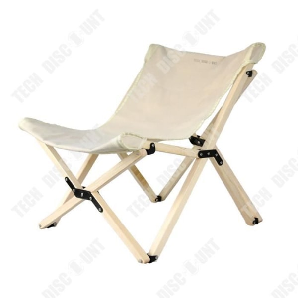 TD® Utomhus bärbar trä hopfällbar stol fiske canvas stol camping pall resa fritid skiss stol
