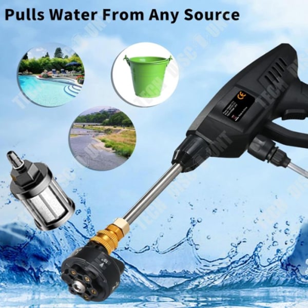 TD® Biltvätt Vattenpump 300 w 25 V Elektrisk Sladdlös Multifunktionell Elektrisk Sladdlös Tvättmaskin Elektrisk Spruta Hög Intensitet Tvättmaskin