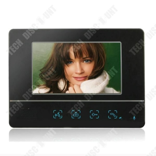 TD® Visuellt intercom för dörrklocka Sju tum skärm Infraröd nattvision Hög känslighet Handsfree intercom