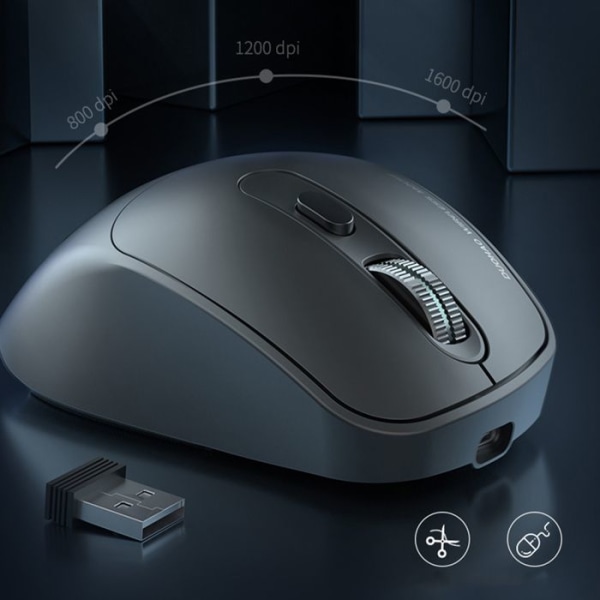 Trådlös mus - TD® - Type-C - Bluetooth - Tyst - Uppladdningsbar