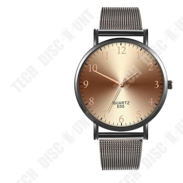 TD® Quartz Watches Casual and Business Series Mesh bälteklockor herrpresenter