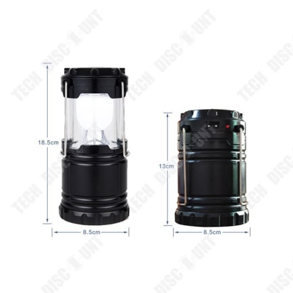 TD® Super lysende multifunktionel LED udendørs energibesparende camping telt sollys