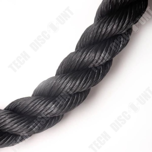 Dragkabel - TECHDISCOUNT - 72cm - Flätad Nylon - Förkromad Stöd