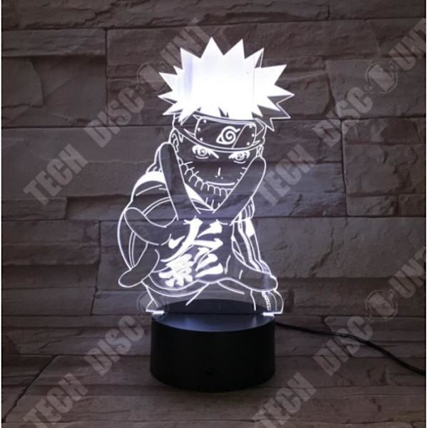 3D Nattlampa - TD® - Naruto - 7 Färger - LED - Akryl 7 färger