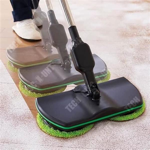 TD® automatisk sladdlös uppladdningsbar elektrisk mopp golvpoleringsmaskin Vikbar golvskrubberrengöringsanordning