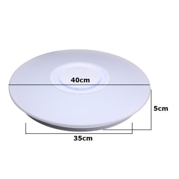 24W Moderni kattolamppu musiikki bluetooth kattovalo LED 40cm upotettu 172SMD T0CBB9