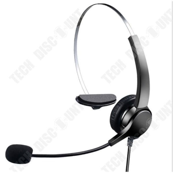 TD® hopfällbart headset 3,5 mm stereohörlurar hörlurar för dator bärbar telefon