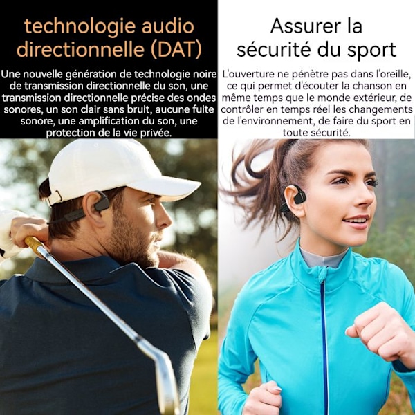 TD®Bluetooth-urheilukuulokkeet vedenpitävät edulliset langattomat luurit korvakuulokkeet huomaamaton luuri