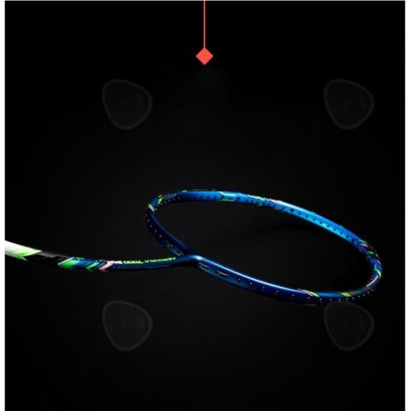 CONFO® badmintonracket helt i kol, ultralätt enkelskott offensiv vuxenracket
