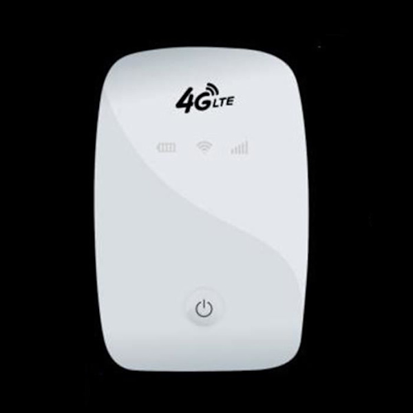 Bærbar WiFi-router - 4G - 150Mbps - SIM-kort - Hvid