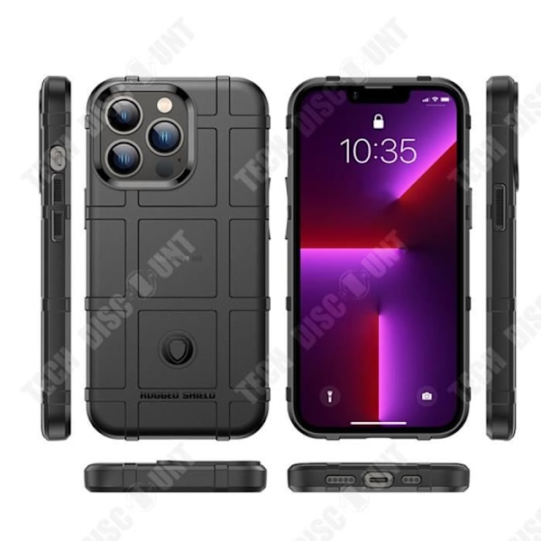 TD® Telefonetui Passer til iPhone 13 Pro Let og tynd Stødabsorberende i alle fire hjørner Beskyttelse complè