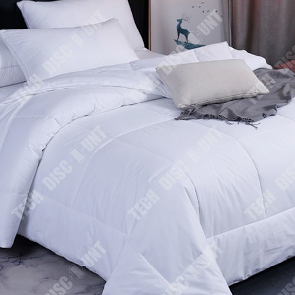 TD® Dyne overtræk 100% Polyester Mikrofiber Dyne overtræk Fibrefyld Mikrofiber Pudeovertræk Duvet.