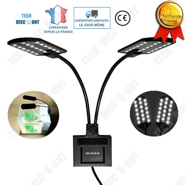 Lampor Akvarium LED - Ej specificerad - 30 cm - 15W - Svart - Inomhus- och utomhusbelysning Svart