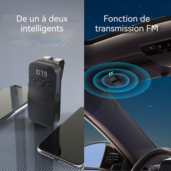 Bluetooth-högtalare - TD® - Bilhögtalare - 30h batteritid - 1000 mAh - Bluetooth 5.4