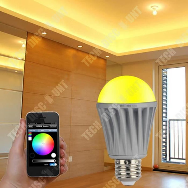 Ampoule Bluetooth TD® E27 med skruefarve RGB APP kontrol