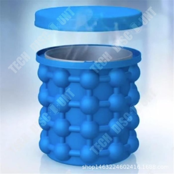 TD® Ishink Revolutionerande ismaskin Space Saver Ice Cube Maker Ice Genie Köksredskap