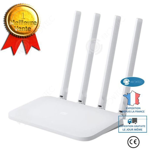 I® Xiaomi 4C WiFi Router 64 RAM 300 Mbps 2.4G 802.11 b/g/n 4 Antenn Band WiFi Repeater trådlös router