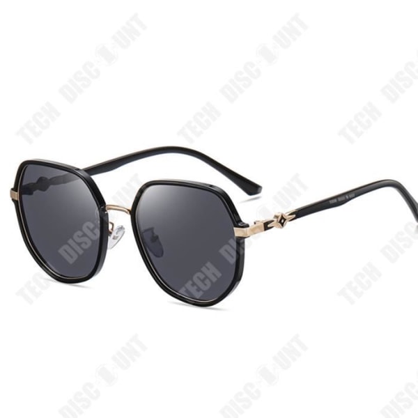 TD® Polarized Solglasögon Ultralätt Stor Båge Glasögon Cover Face Slimming Solglasögon Dam