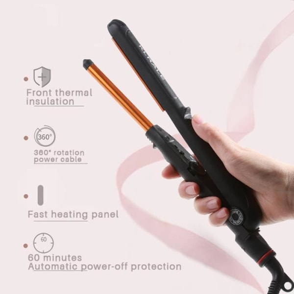 TD® fluffigt hårrotscurler perm U-form bågskena form Morgan perm curlingstick elektrisk curlingstick