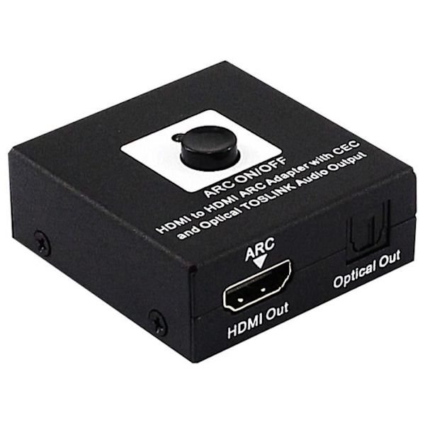 HDMI Extractor stöder ljud- och video-HD-adapter HDMI till HDMI ARC-konvertering 1080p 4K HD-hårdvarumediatillbehör