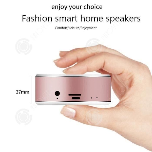 I® Bluetooth-kaiutin matkalla, ultra-kannettava auto - Kannettava kaiutin - Mobiilikaiutin - Hopeinen Bluetooth-kaiutin