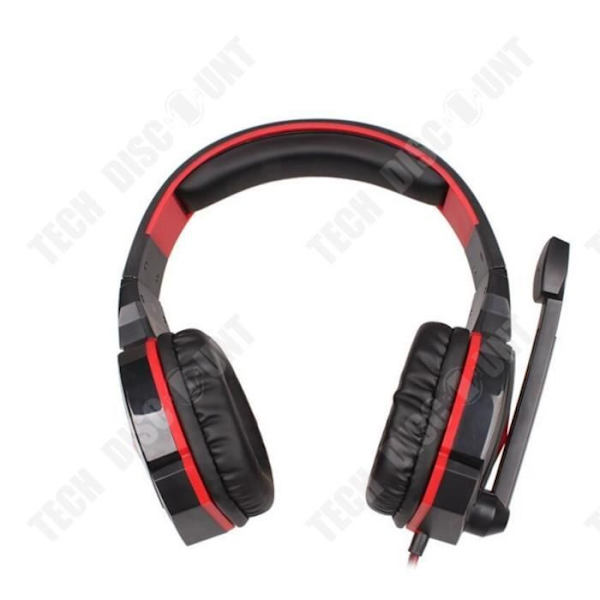TD® Gaming Headset med hög ljudkvalitet, mikrofon och volymkontroll - lätt och hållbart