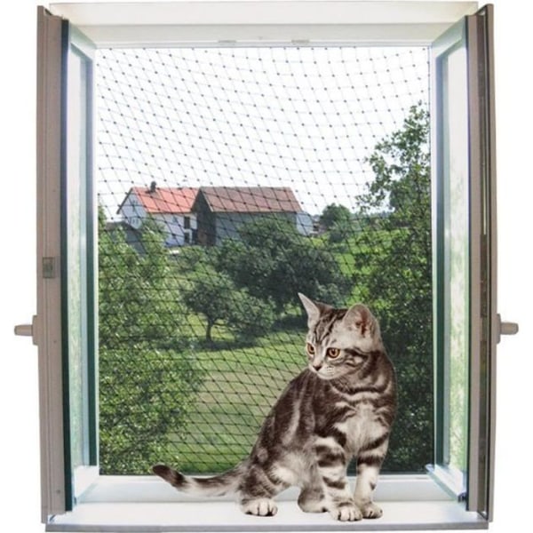 Transparent kattnät, 4 x 3 M