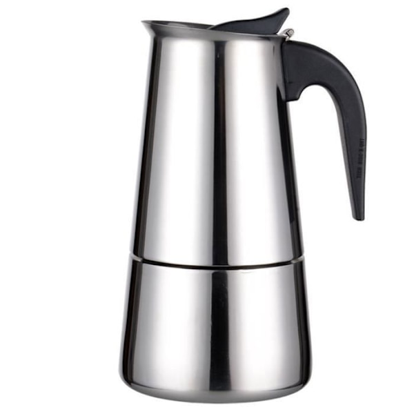 Moka kaffemaskine til hele bønner, køkkenudstyr, kaffe, te, kaffe med mælk, solid design, grå farve