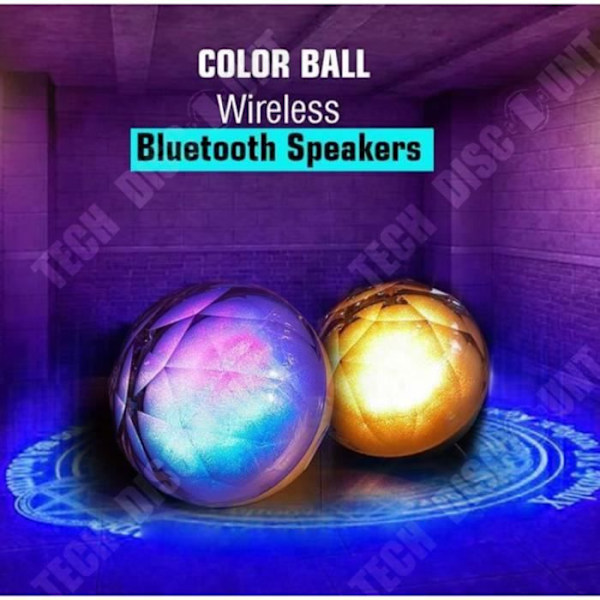 Bluetooth-kaiutin - TD® - Lampe Co - Värinä Sininen - Stereo - Langaton kaukosäädin Blå