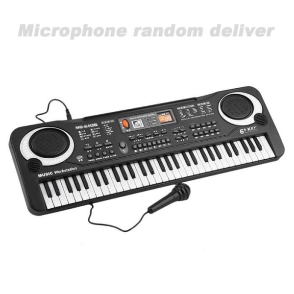 61 tangenter elektrisk piano keyboard + mikrofon