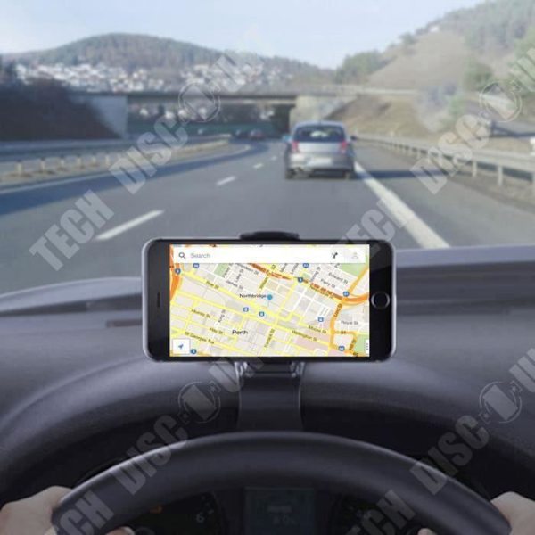 TD® Universal Car Dashboard Mobiltelefon GPS-hållare -Svart färg -Stabilitet -Enklare körning