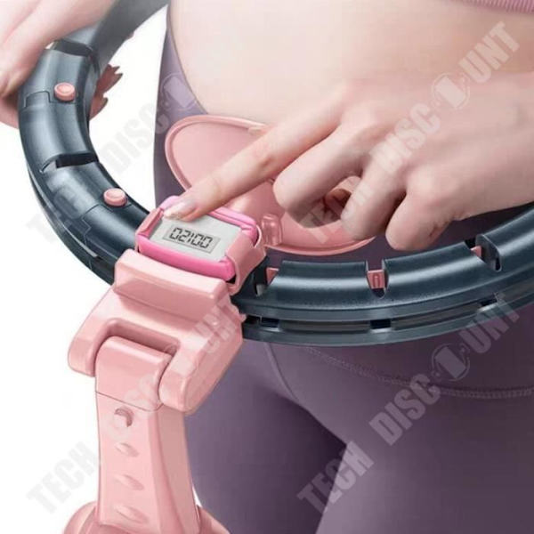 Intelligent Fitness Exercise Hoop Justerbar Slankekurv Sportudstyr Automatisk tælling falder ikke af